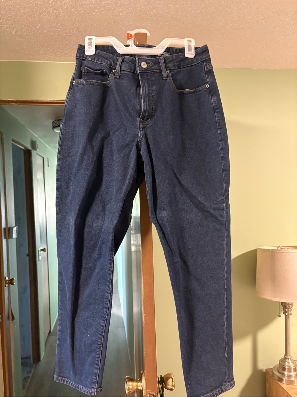 Old Navy Dark Blue Straight Leg Women's Jeans